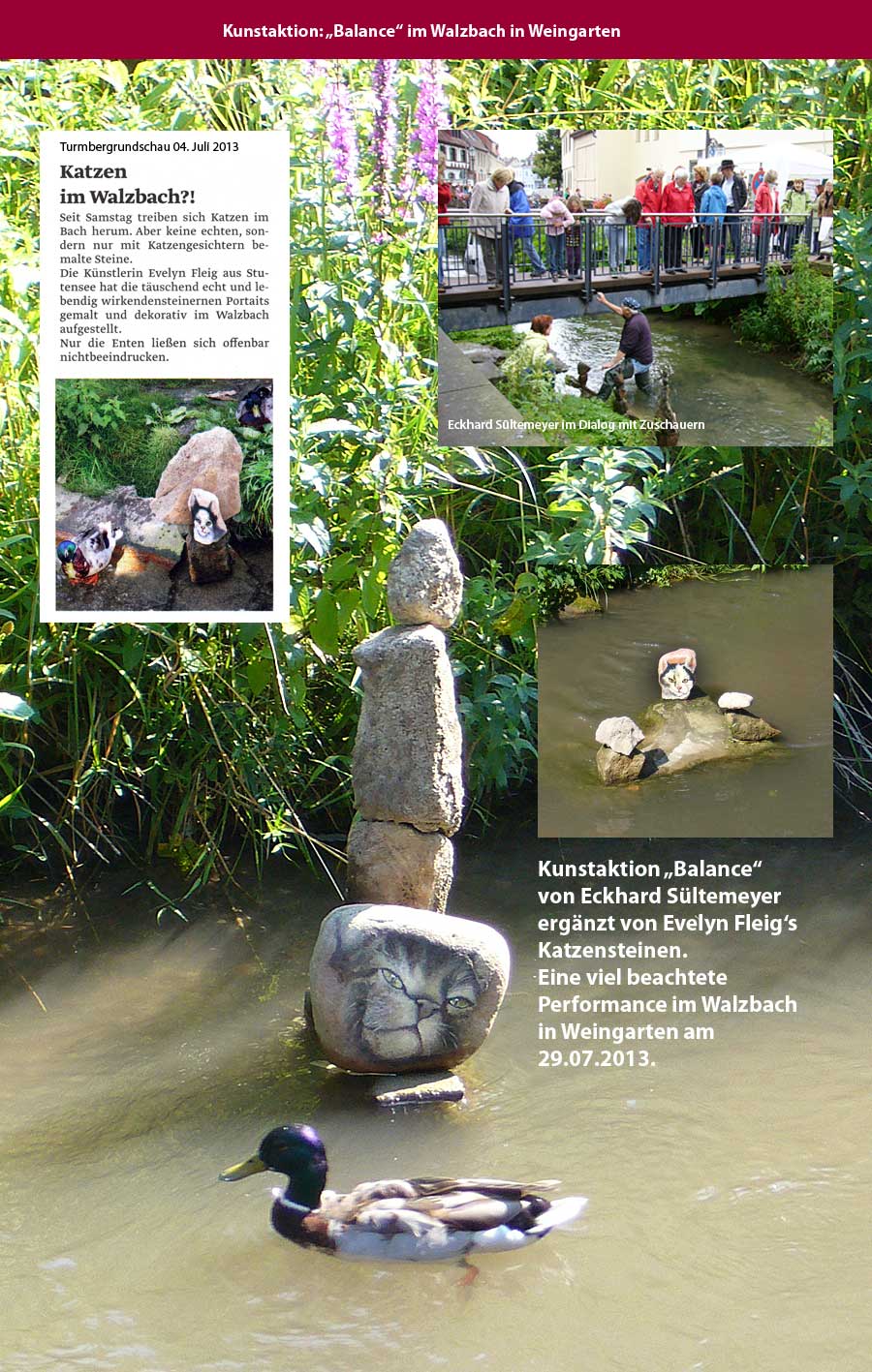 evelyn fleig kunstaktion walzbach weingarten 2013