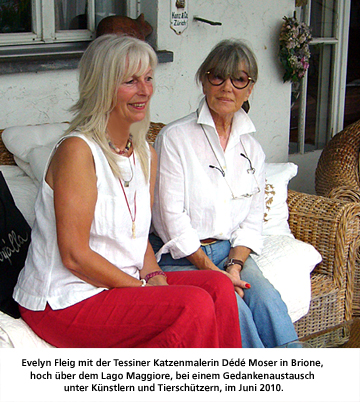 evelyn fleig mit dede moser am lago maggiore